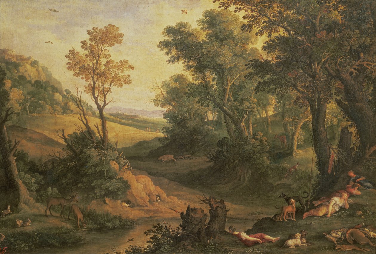 Włoski krajobraz autorstwa Paul Bril