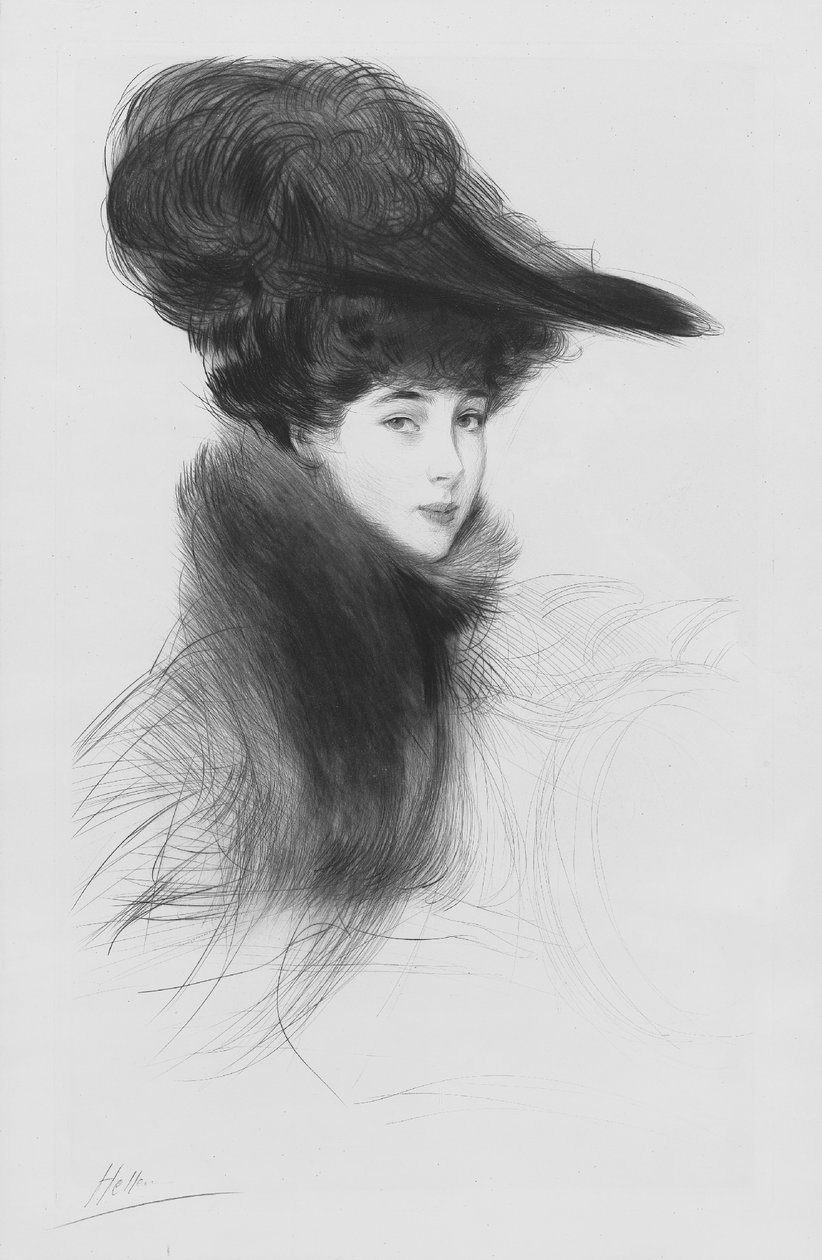 Księżna Marlborough, Consuelo Vanderbilt autorstwa Paul Cesar Helleu