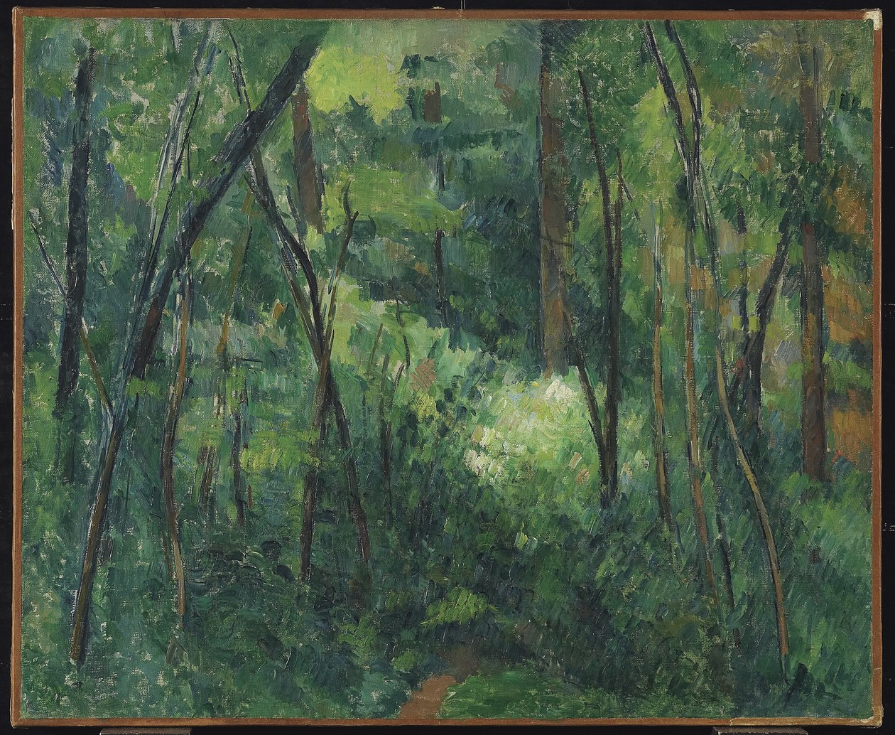 Wnętrze lasu, ok.1885 autorstwa Paul Cézanne