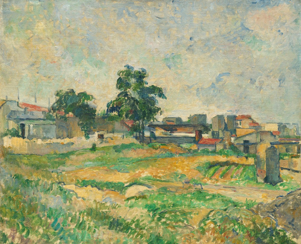 Pejzaż pod Paryżem, ok. 1876 autorstwa Paul Cézanne