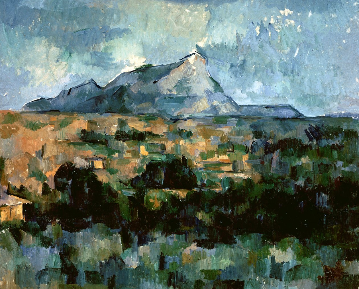Góra Sainte-Victoire, 1904-06 autorstwa Paul Cézanne
