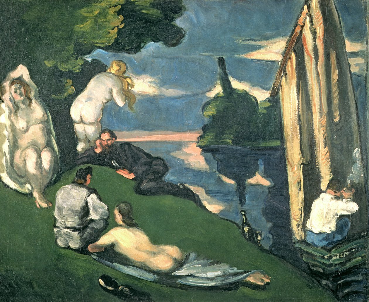 Pastorałka, czyli sielanka, 1870 autorstwa Paul Cézanne