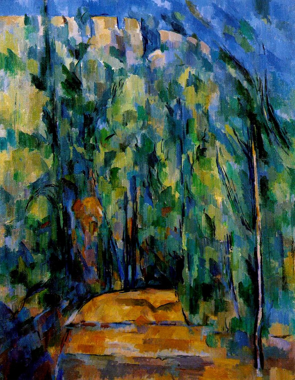 Ścieżka w lesie, 1902-06 autorstwa Paul Cézanne