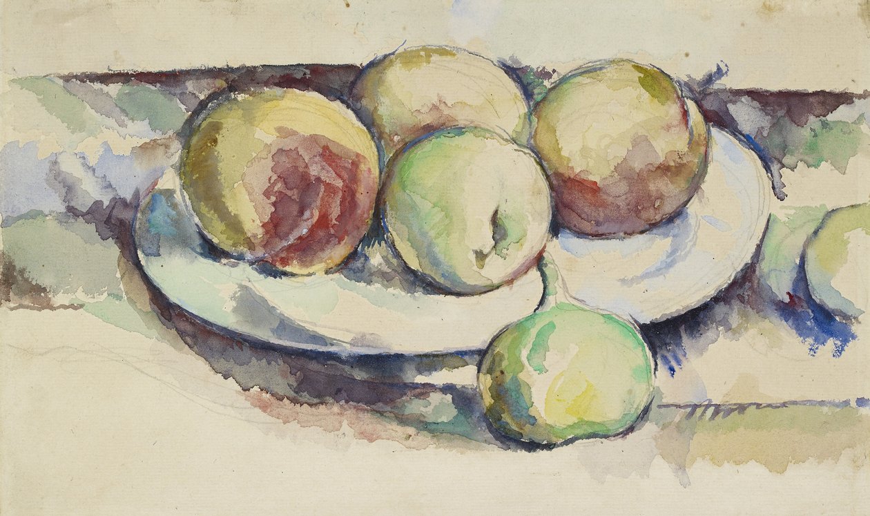 Martwa natura z brzoskwiniami i figami, XIX w. autorstwa Paul Cézanne
