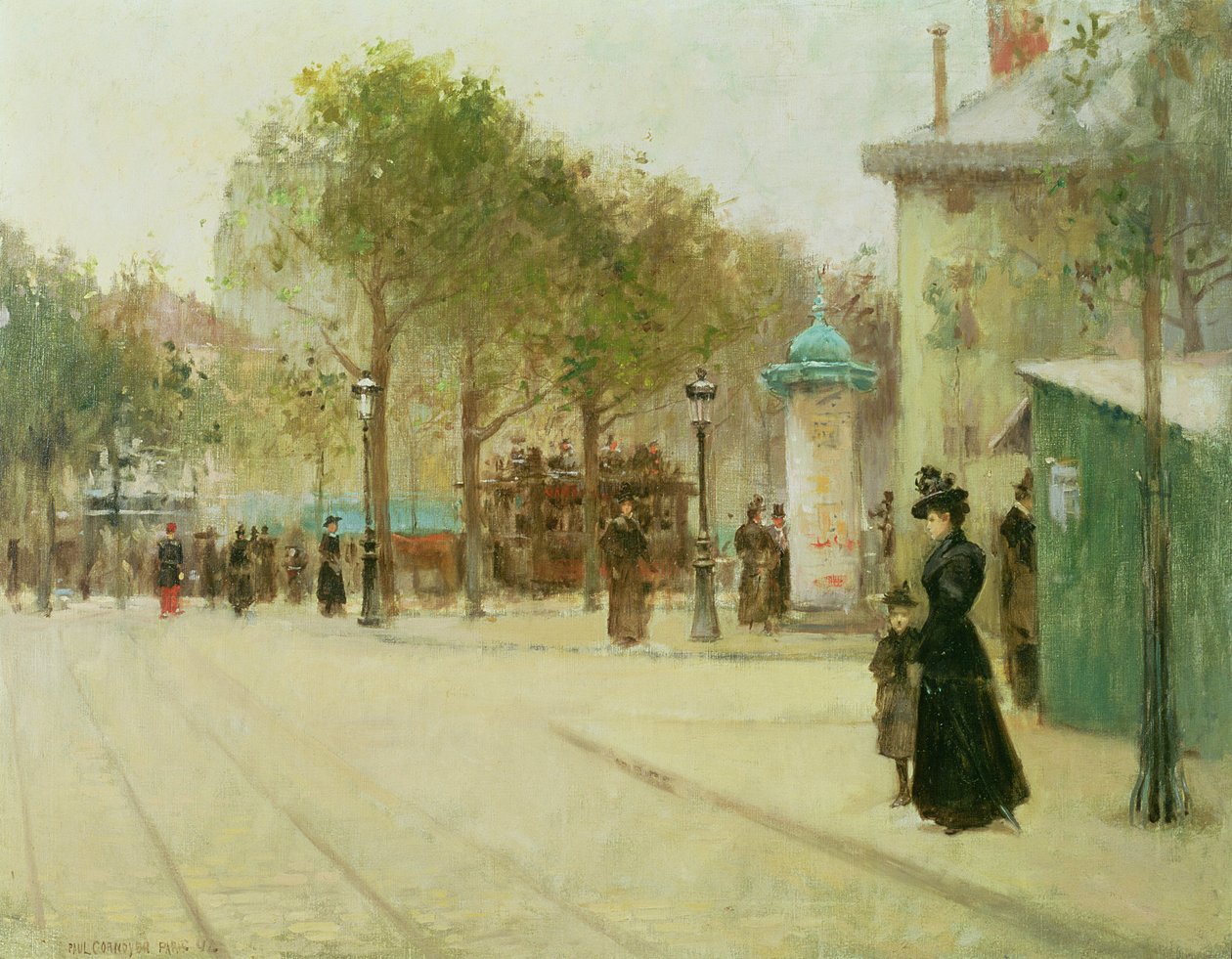 Paryż, 1892 r. autorstwa Paul Cornoyer