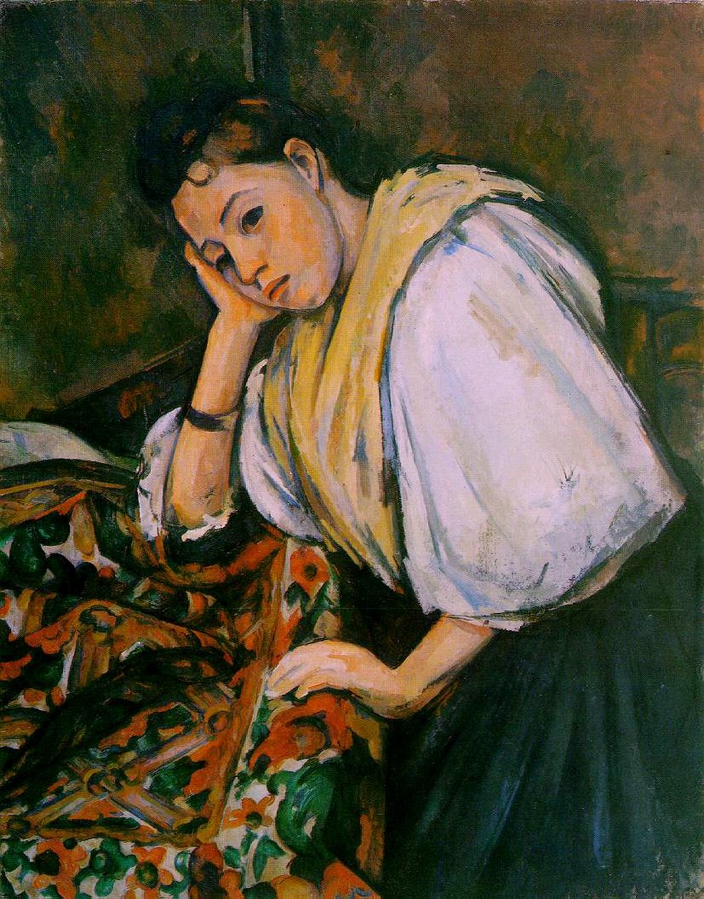 Włoszka, ok. 1900 autorstwa Paul Cézanne