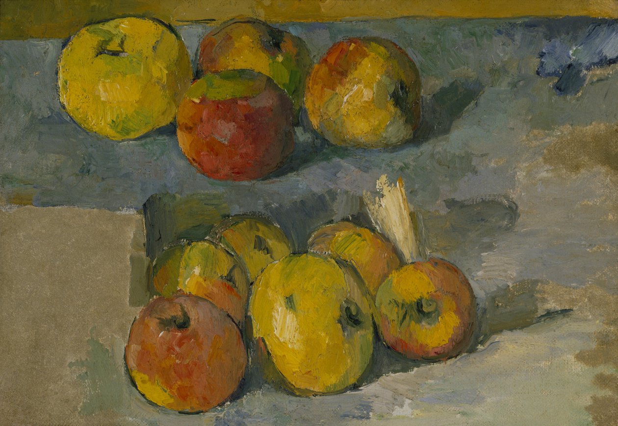 Jabłka autorstwa Paul Cézanne