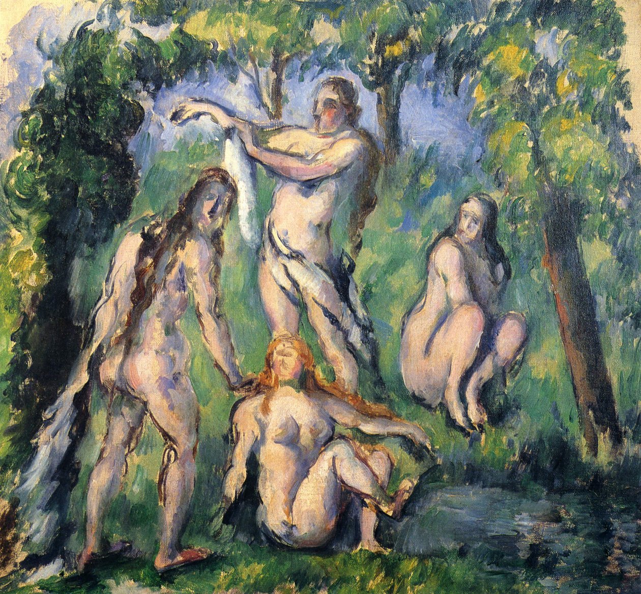 Kąpielowy autorstwa Paul Cézanne