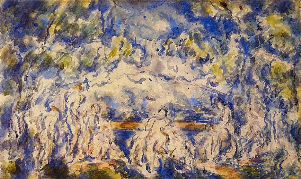 Kąpiących się autorstwa Paul Cézanne