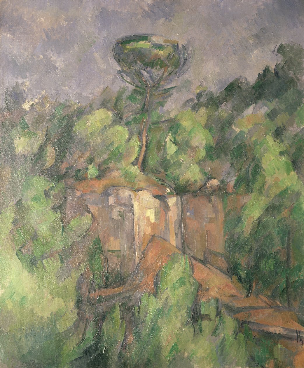 Kamieniołom napojów, 1898-1900 autorstwa Paul Cézanne