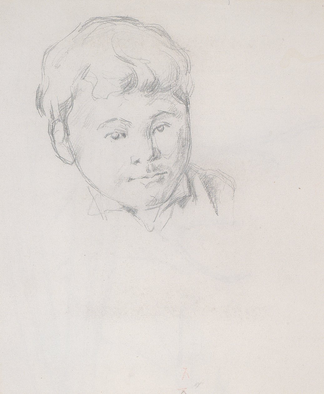Portret Paula Cézanne jun autorstwa Paul Cézanne