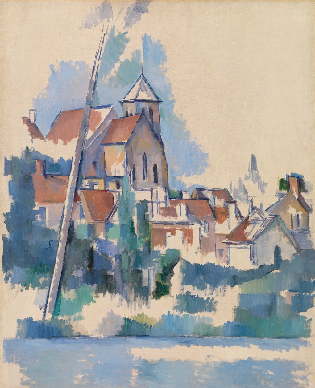 Kościół w Montigny-sur-Loing, 1898 autorstwa Paul Cézanne