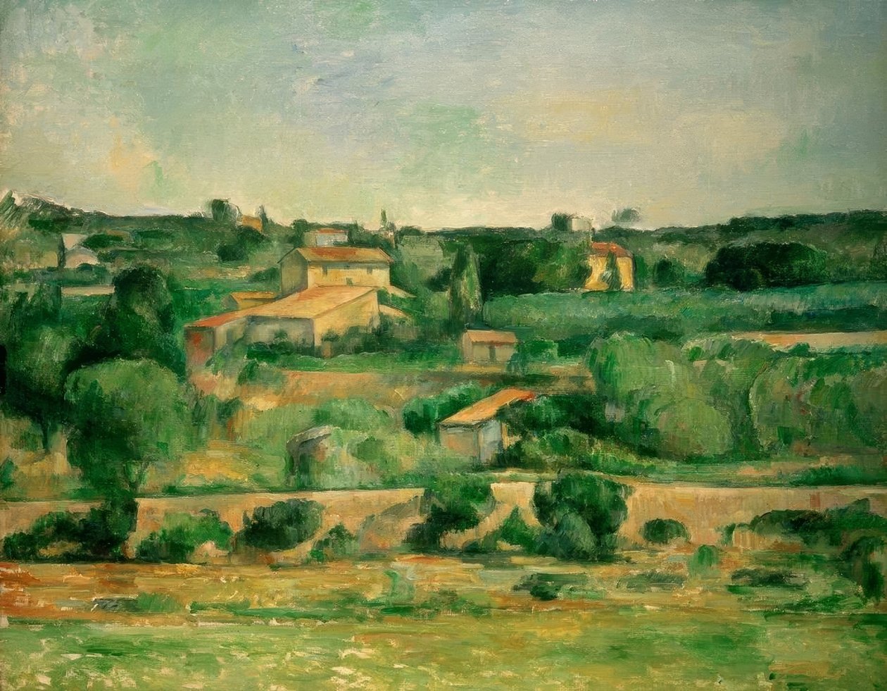 Na równinie Bellevue autorstwa Paul Cézanne