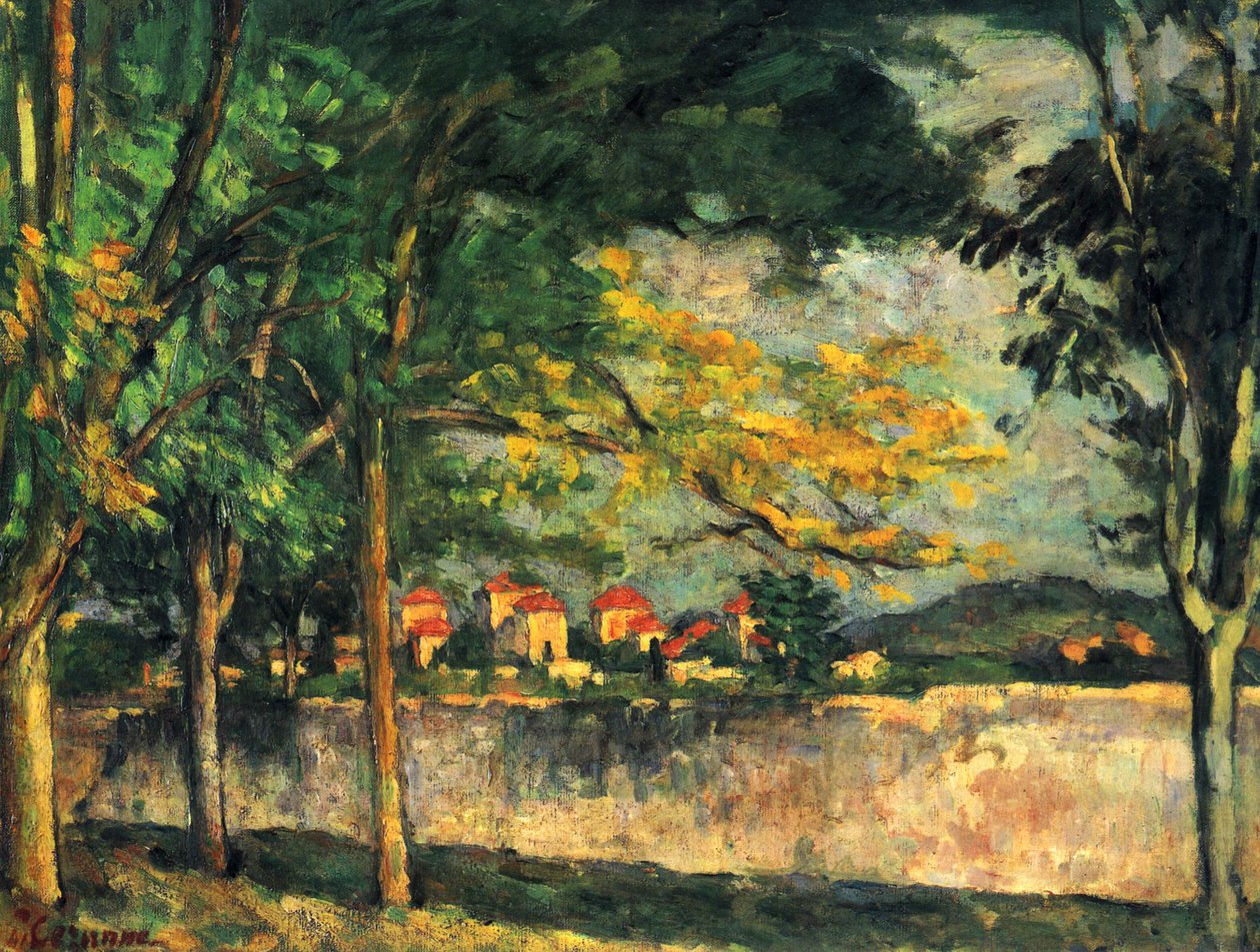 Ulica autorstwa Paul Cézanne