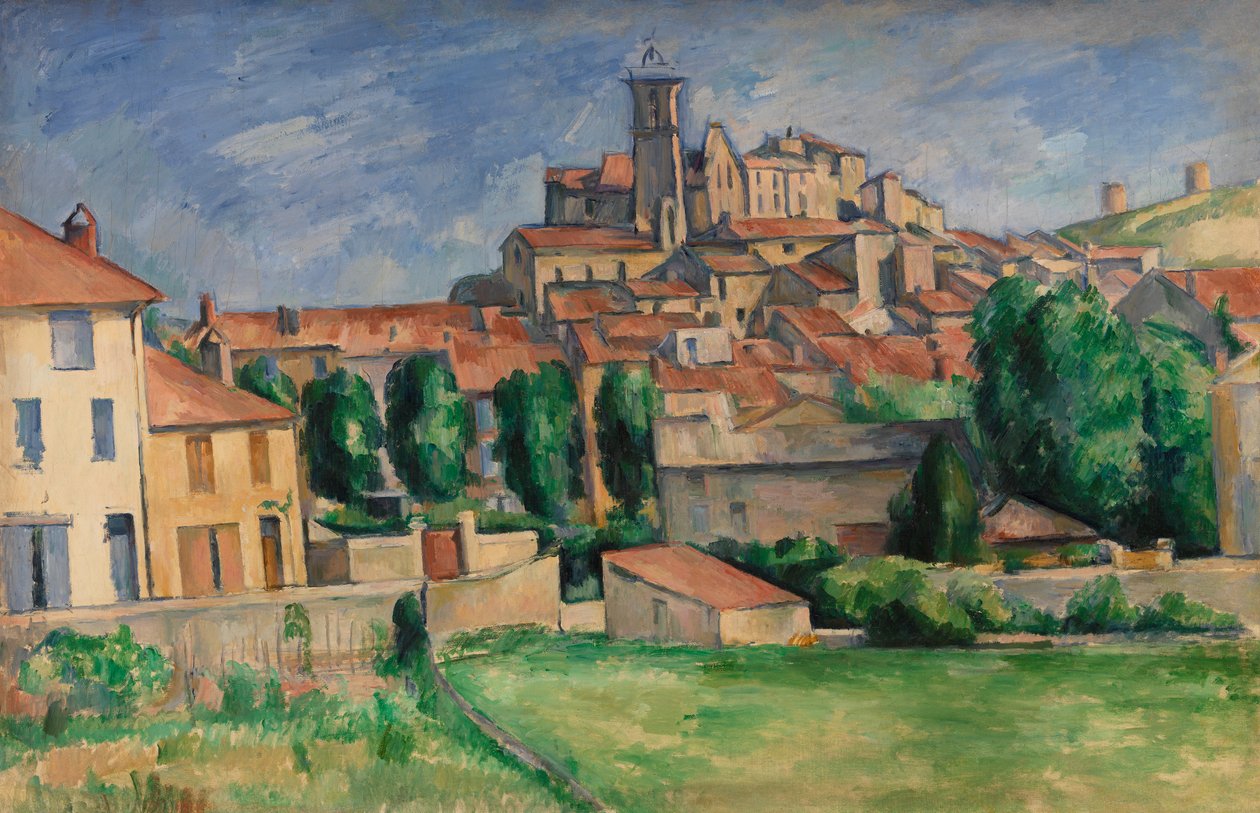 Gardanne (widok poziomy) c.1885 autorstwa Paul Cézanne