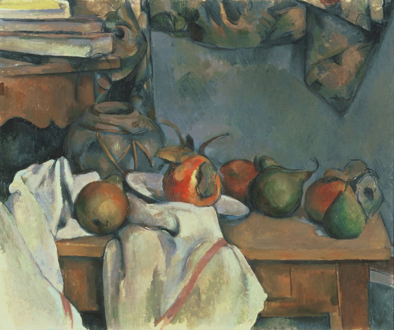 Imbirowy Garnek z Granatem i Gruszkami autorstwa Paul Cézanne