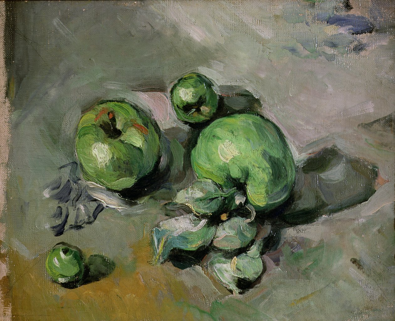 Zielone jabłka, ok.1872-73 autorstwa Paul Cézanne