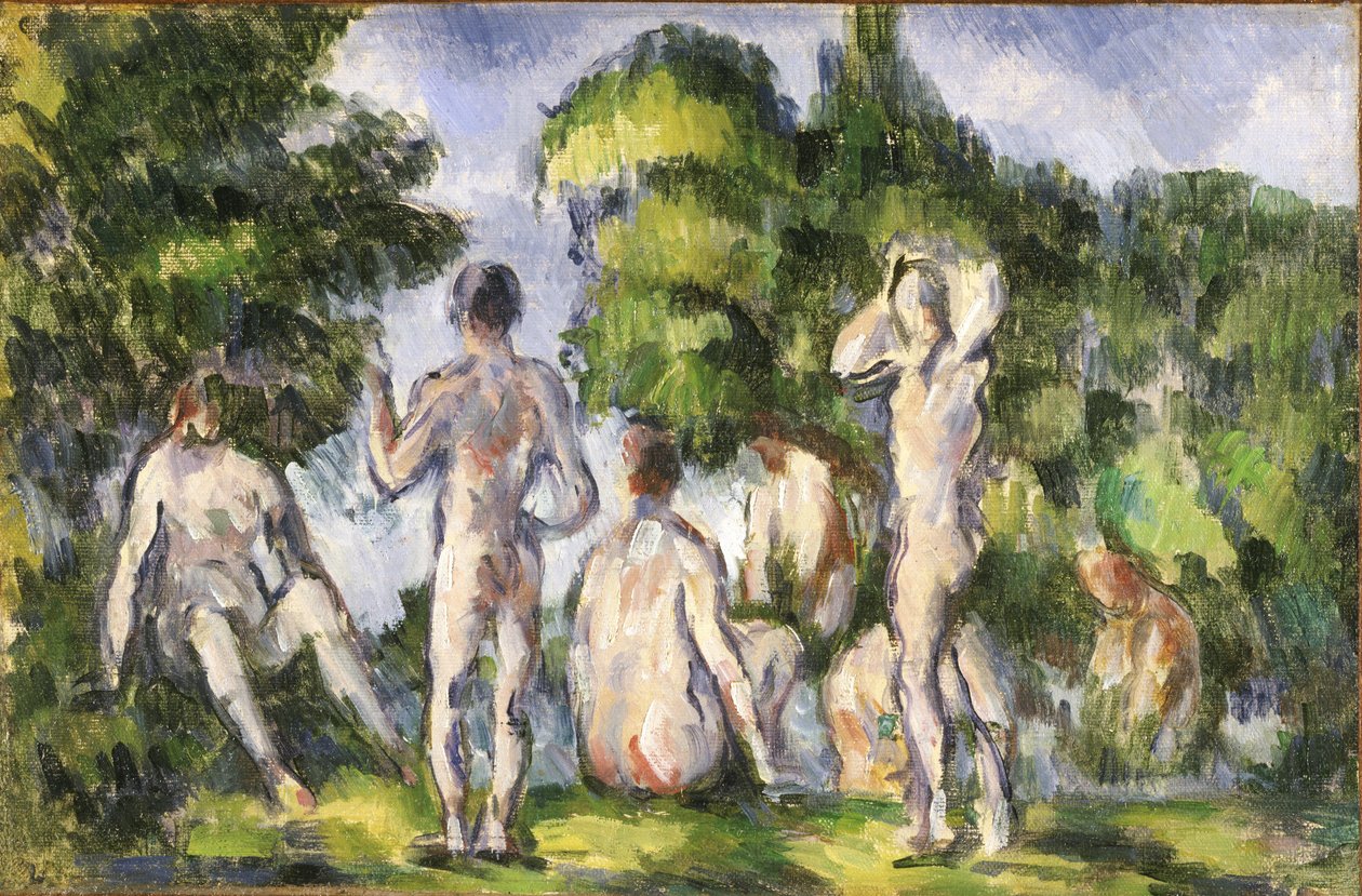 Grupa Kąpiących się autorstwa Paul Cézanne