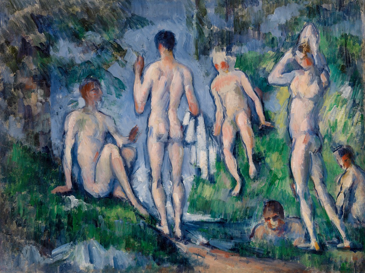 Grupa Kąpiących się, 1892-94 autorstwa Paul Cézanne
