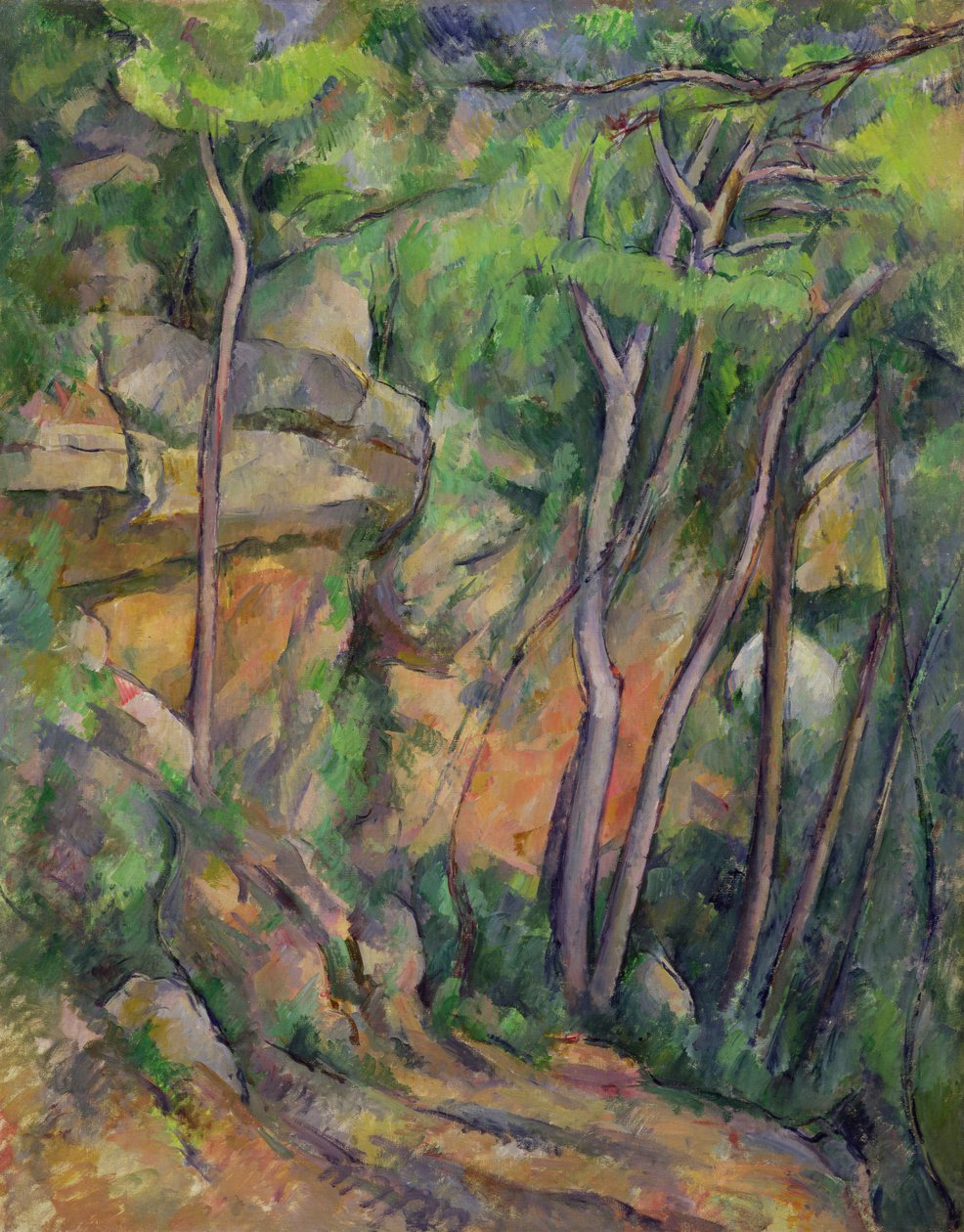 W parku Chateau Noir, ok. 1896-99 autorstwa Paul Cézanne