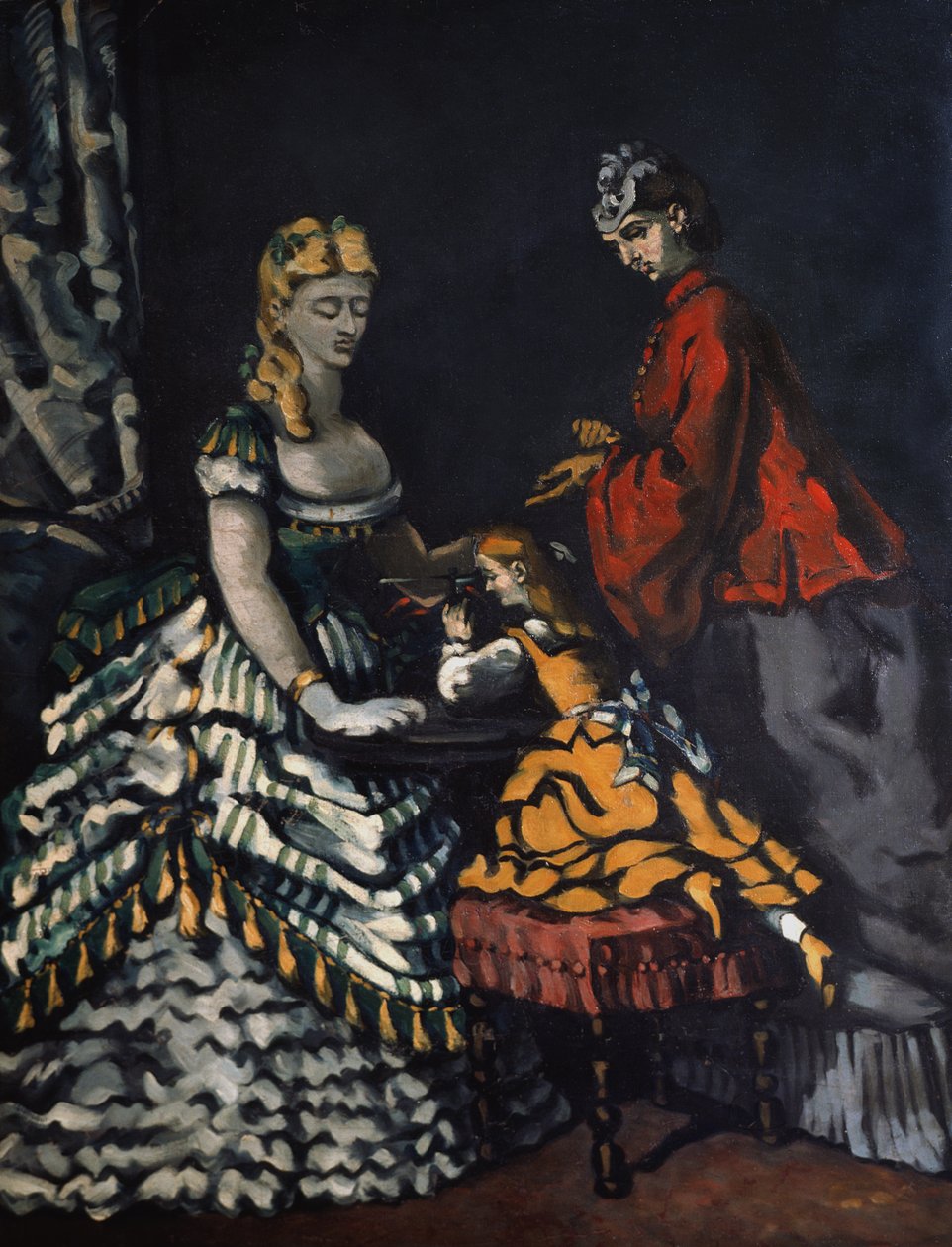 Scena wewnętrzna autorstwa Paul Cézanne