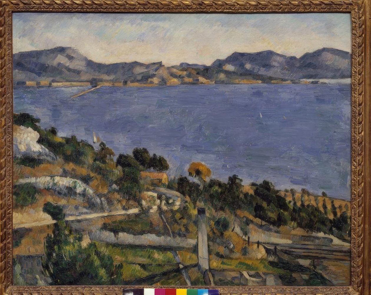 L’Estaque, widok na Zatokę Marsylską autorstwa Paul Cézanne