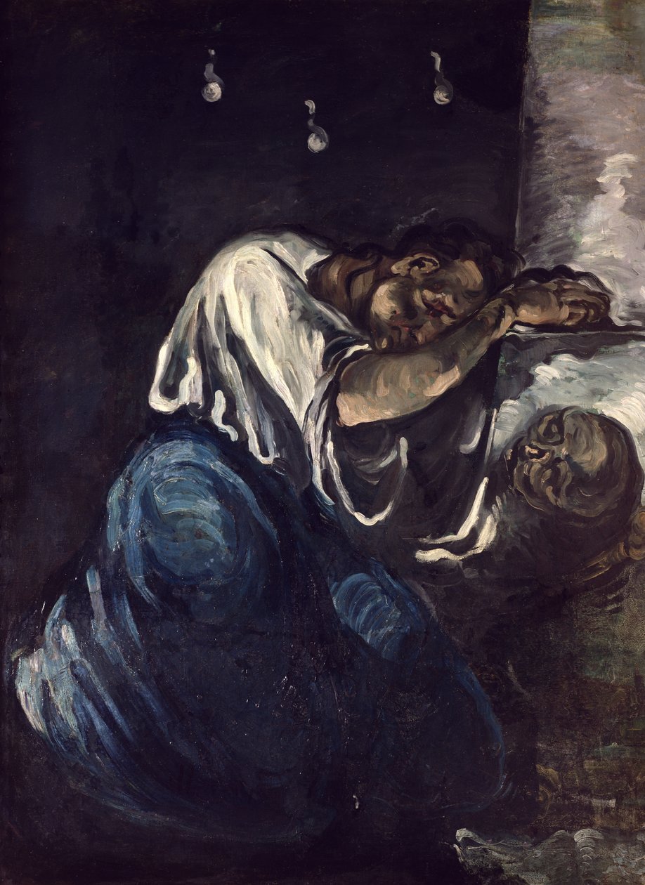 La Madeleine lub La Douleur, c.1869 autorstwa Paul Cézanne