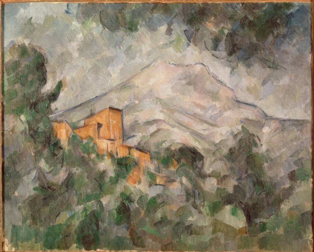 Góra Sainte-Victoire i Czarny Zamek autorstwa Paul Cézanne