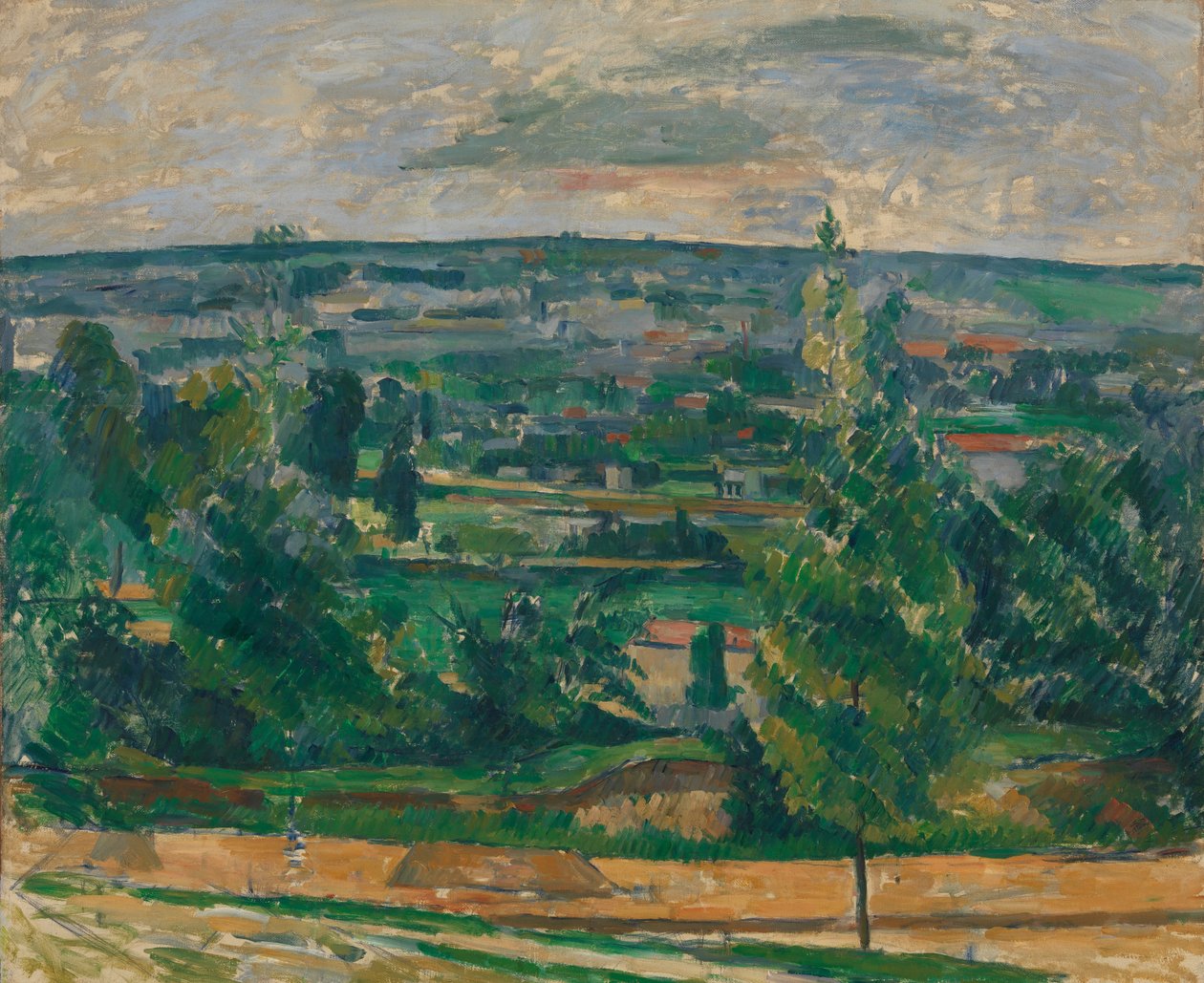Krajobraz z Jas de Bouffan autorstwa Paul Cézanne