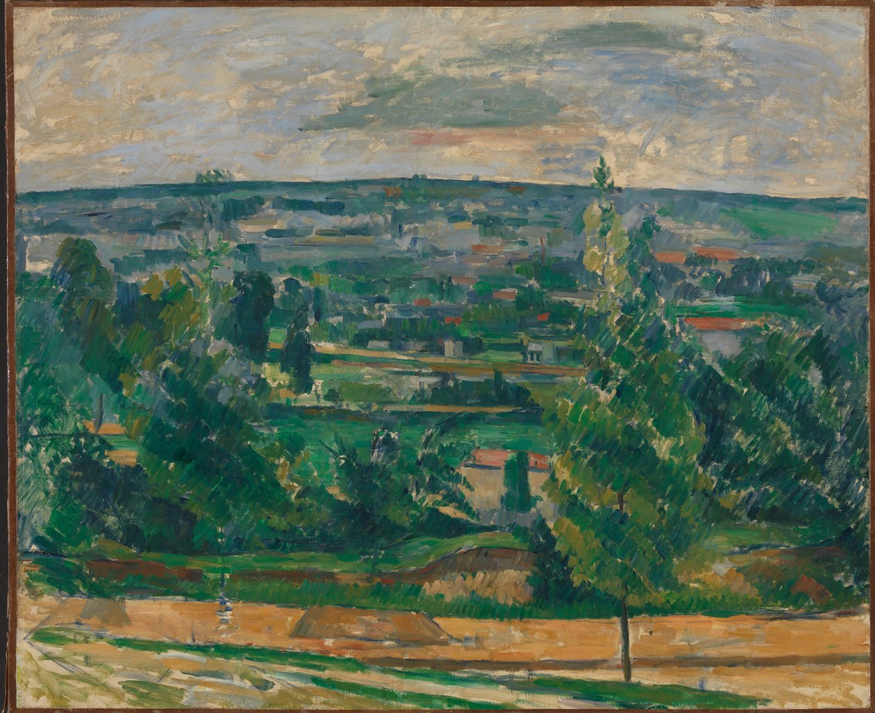 Krajobraz z Jas de Bouffan autorstwa Paul Cézanne