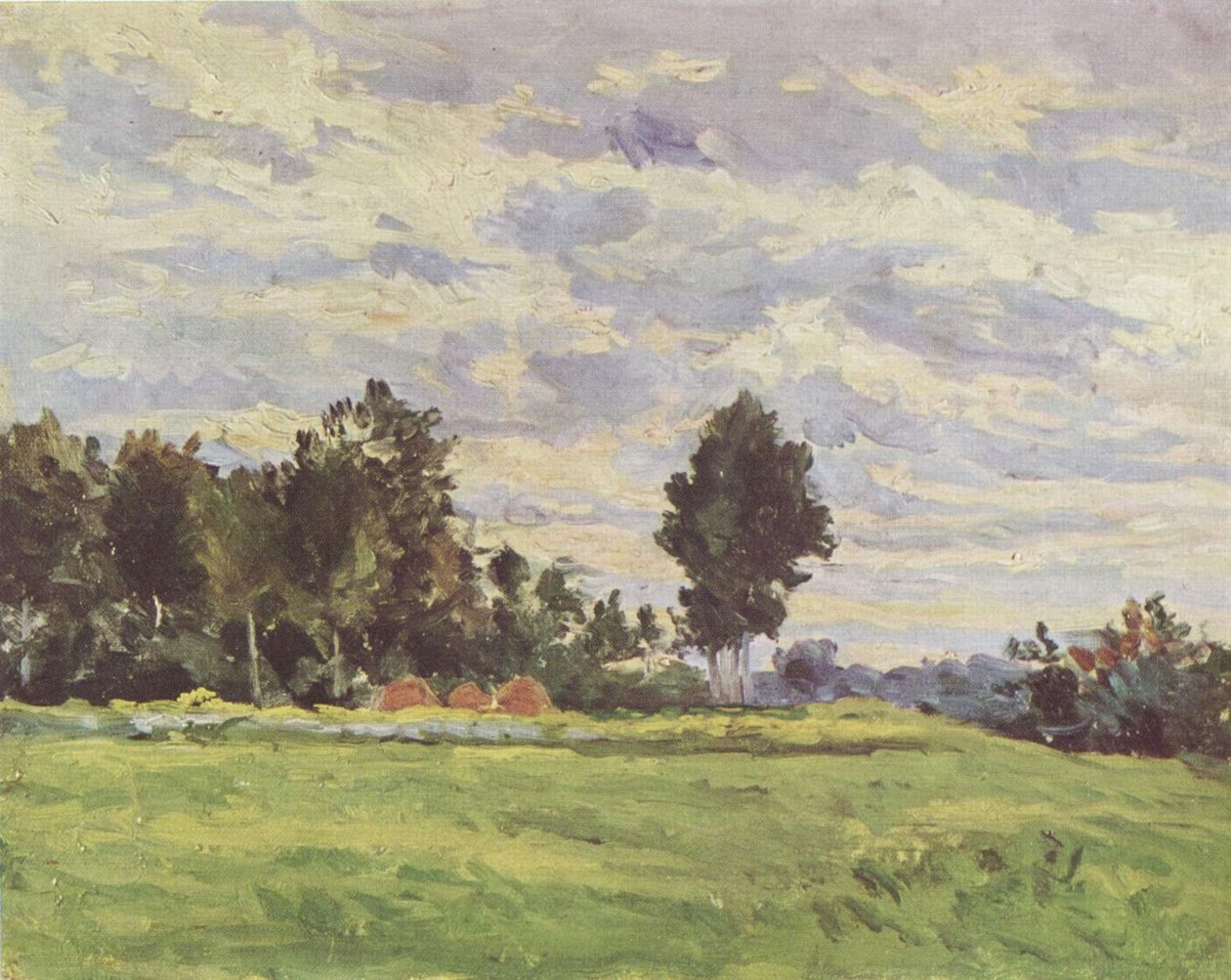 Krajobraz w Ile de France autorstwa Paul Cézanne
