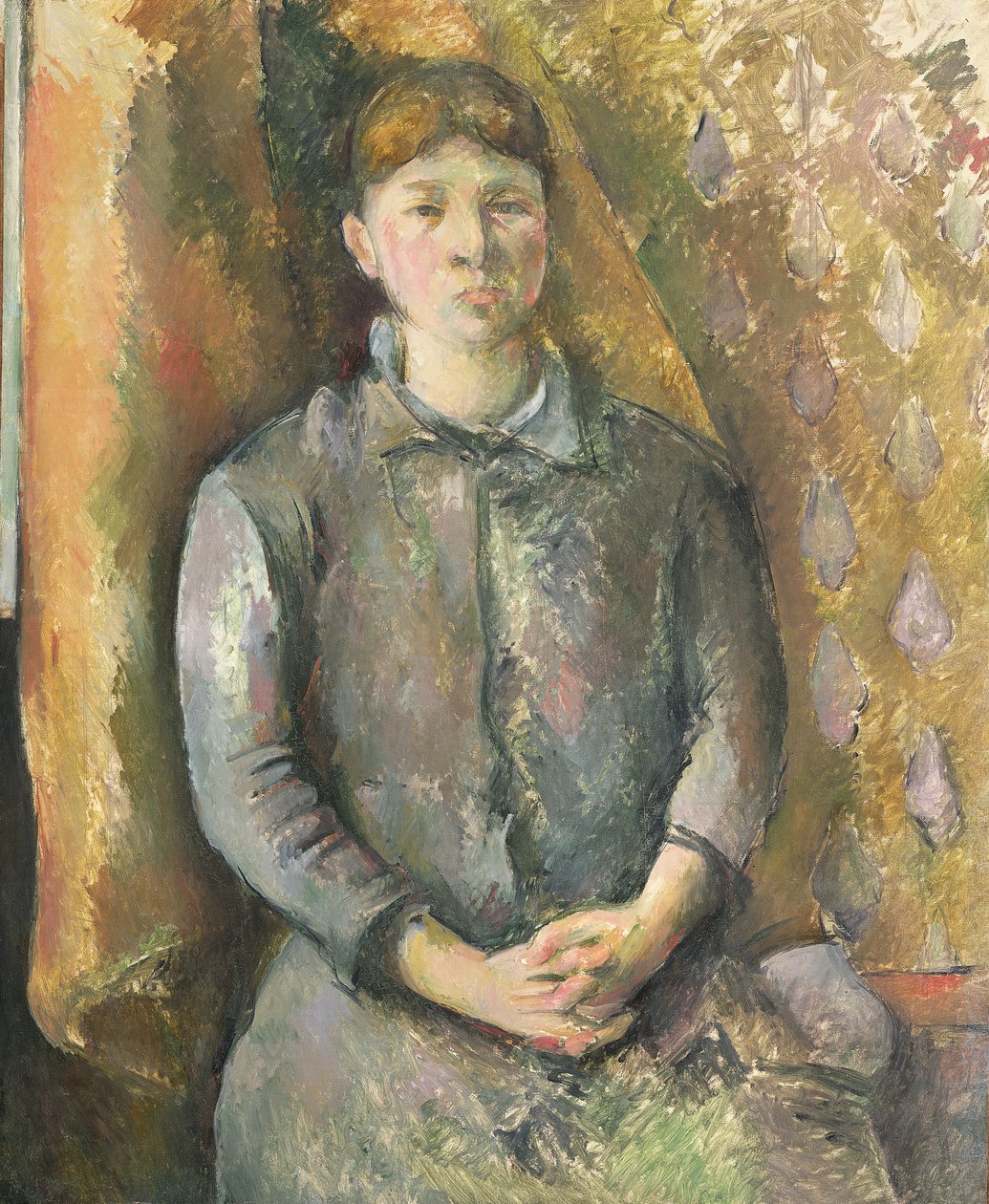 Madame Cezanne, ok. 1886 r. autorstwa Paul Cézanne