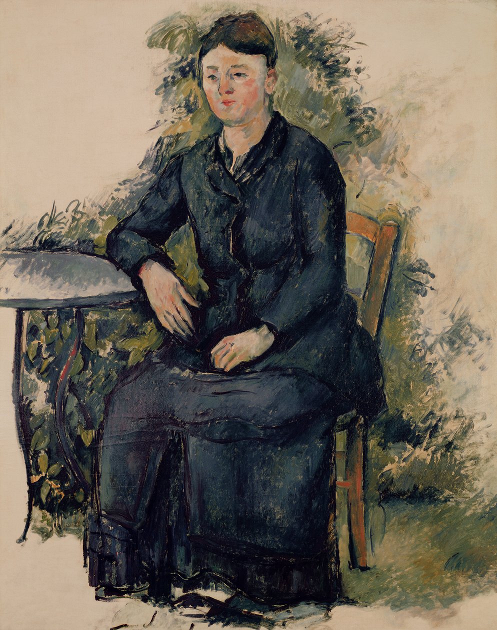 Madame Cezanne w ogrodzie, 1880-82 autorstwa Paul Cézanne