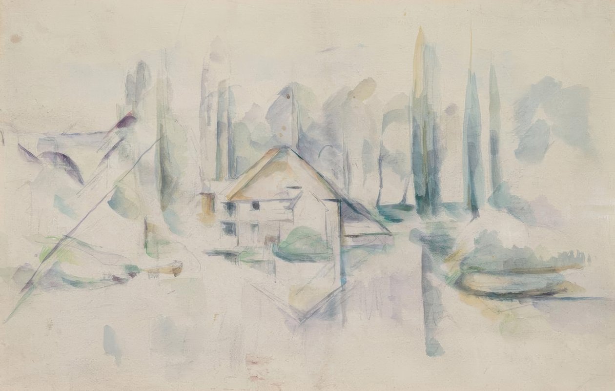 Dom nad wodą autorstwa Paul Cézanne