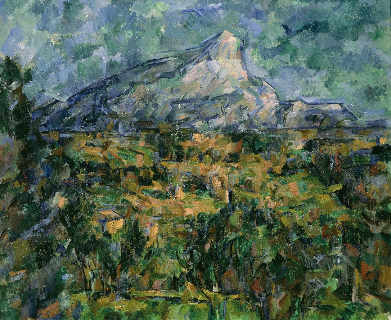Mont Sainte-Victoire, 1904-05 autorstwa Paul Cézanne