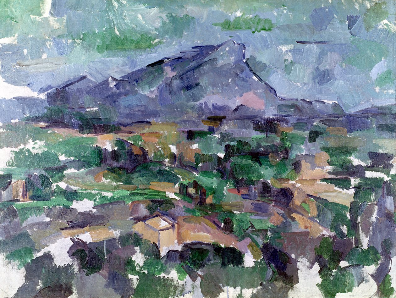 Góra Sainte-Victoire, 1904-06 autorstwa Paul Cézanne