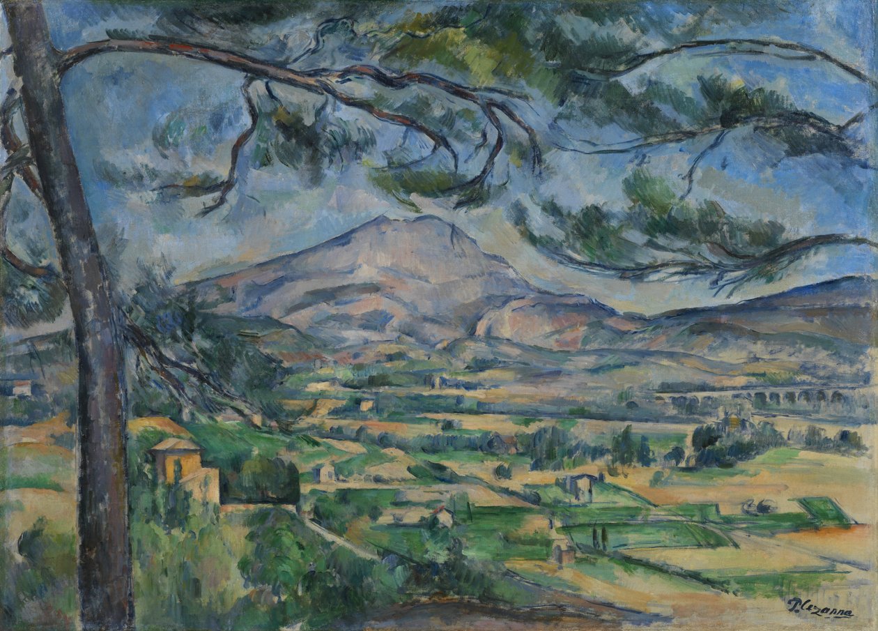 Góra Sainte-Victoire, ok.1887 autorstwa Paul Cézanne
