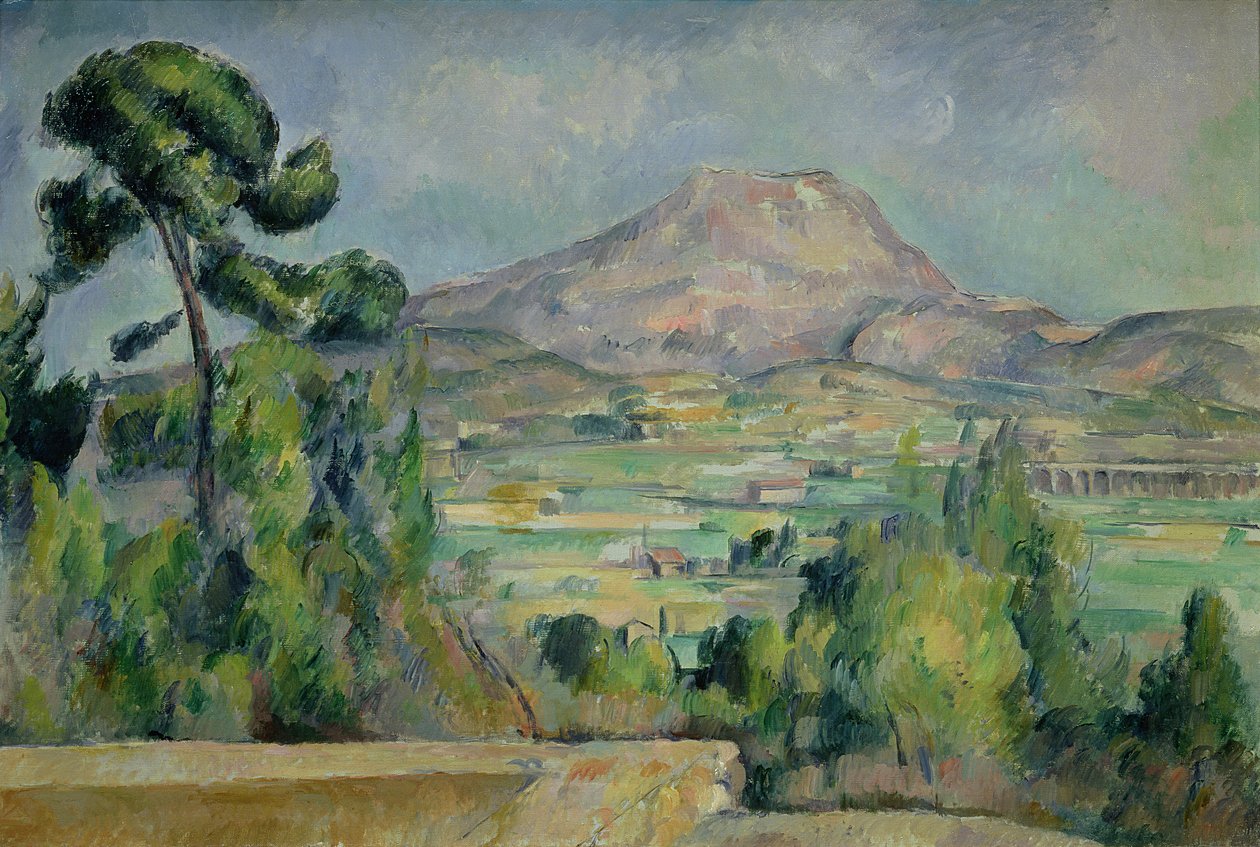 Góra Sainte-Victoire, ok. 1887-90 autorstwa Paul Cézanne