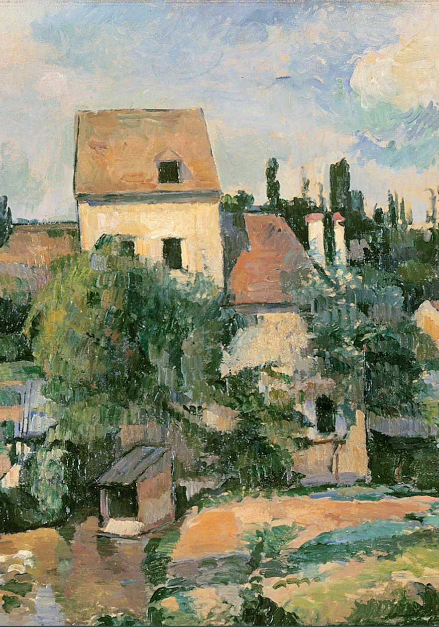 Moulin de la Couleuvre w Pontoise, 1881 (szczegóły 1109269) autorstwa Paul Cézanne