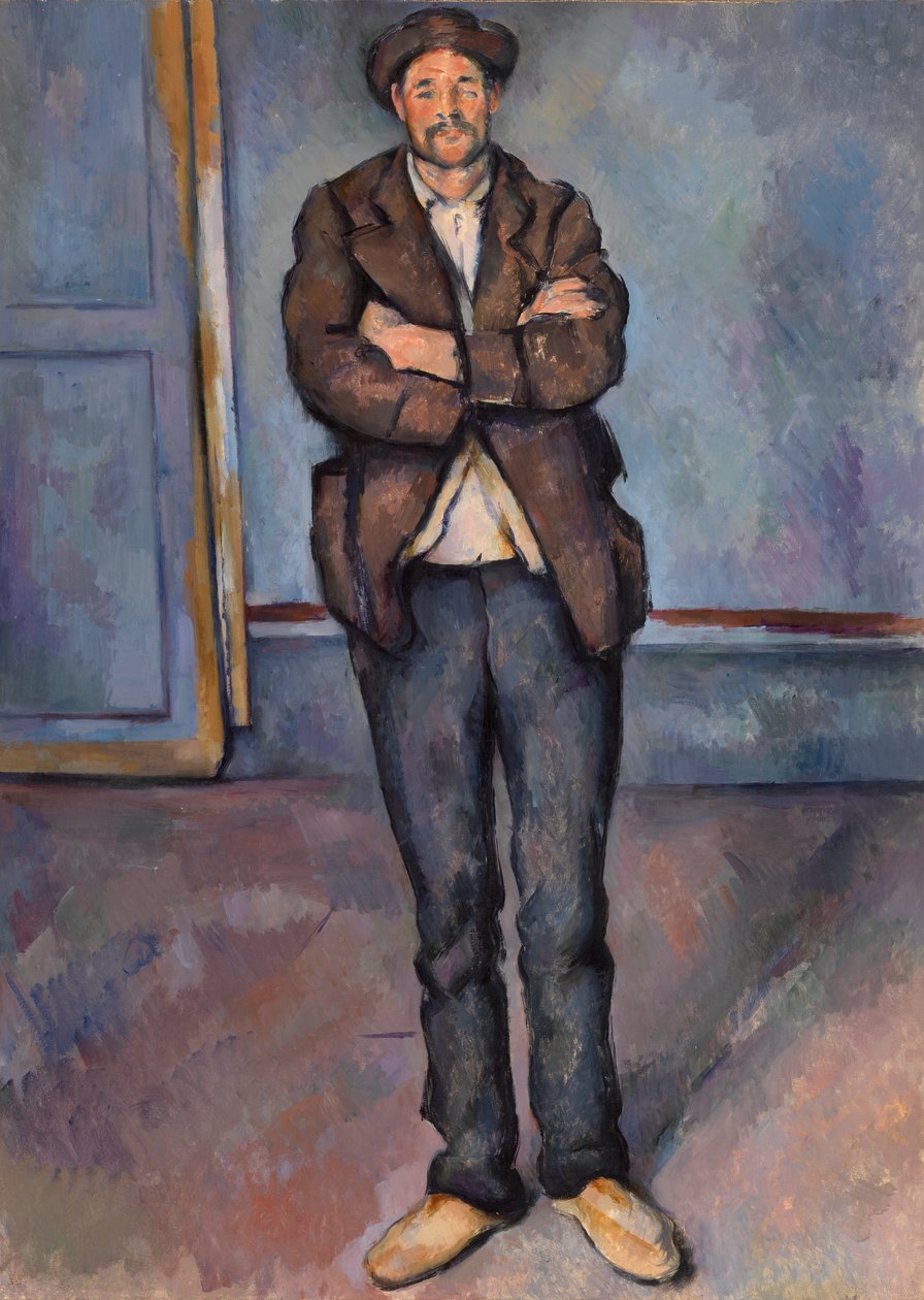Stojący chłop ze skrzyżowanymi rękami, ok. 1895 r. autorstwa Paul Cézanne