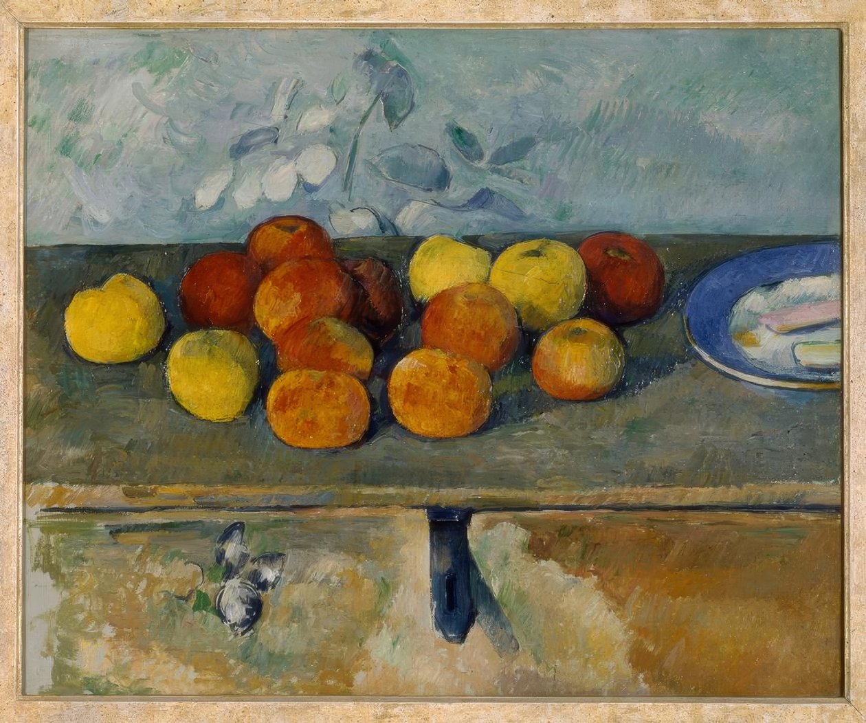 Jabłka i ciasteczka autorstwa Paul Cézanne