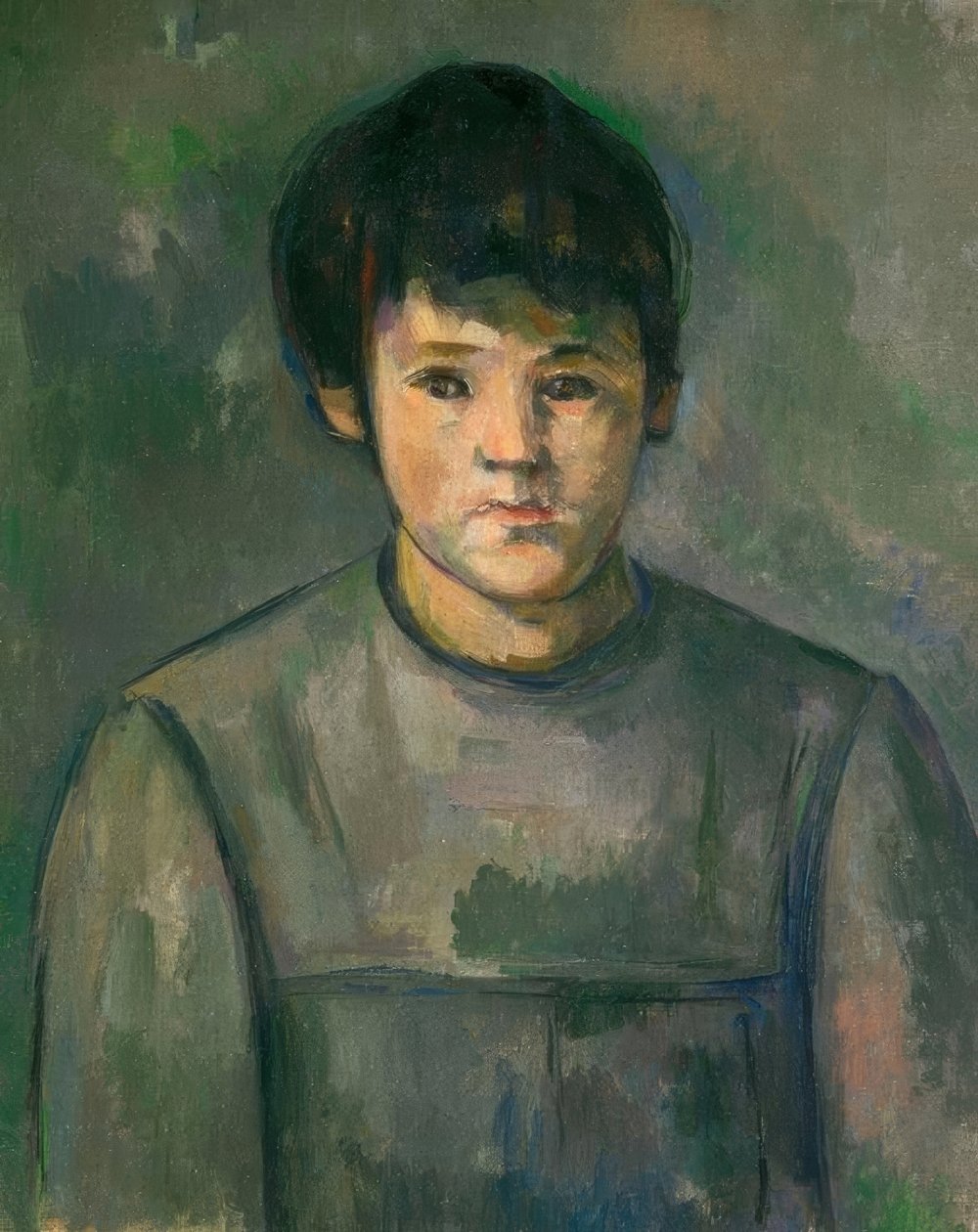 Portret małej dziewczynki autorstwa Paul Cézanne