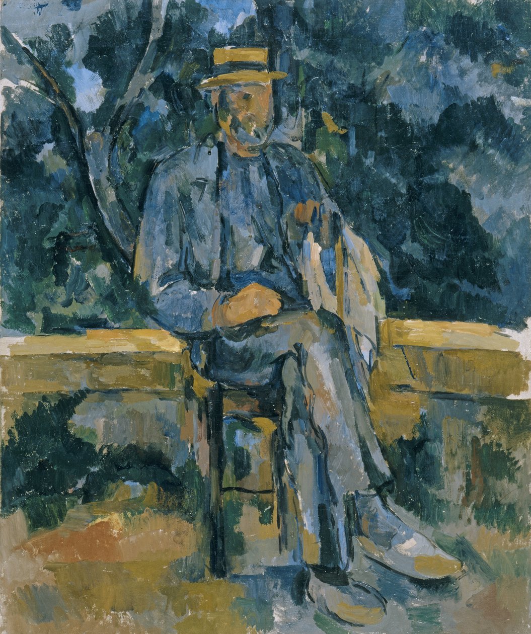 Portret chłopa autorstwa Paul Cézanne