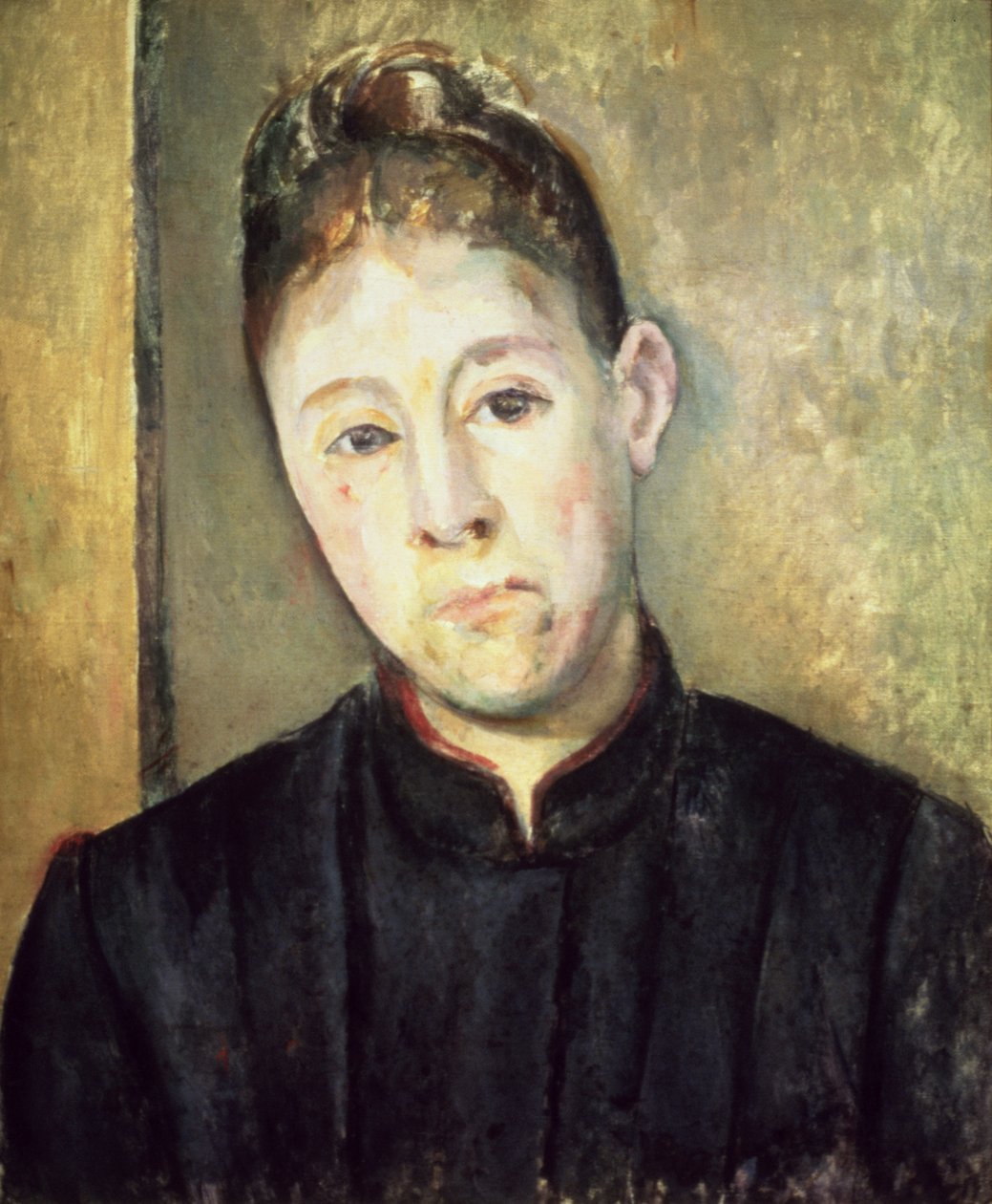 Portret Madame Cezanne, 1885 autorstwa Paul Cézanne