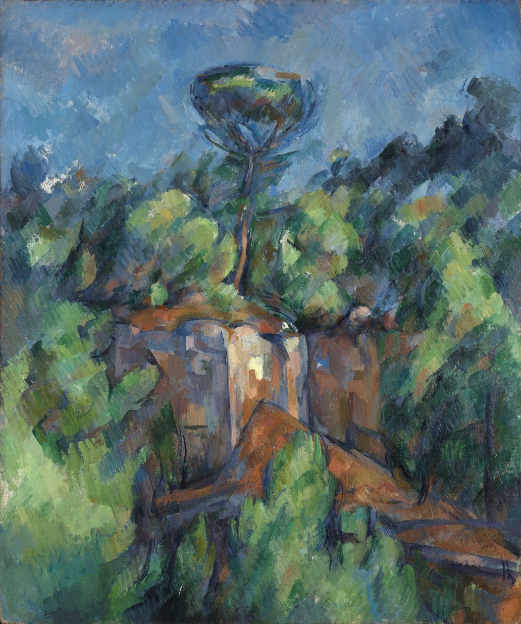 Kamieniołom w Bibémus autorstwa Paul Cézanne
