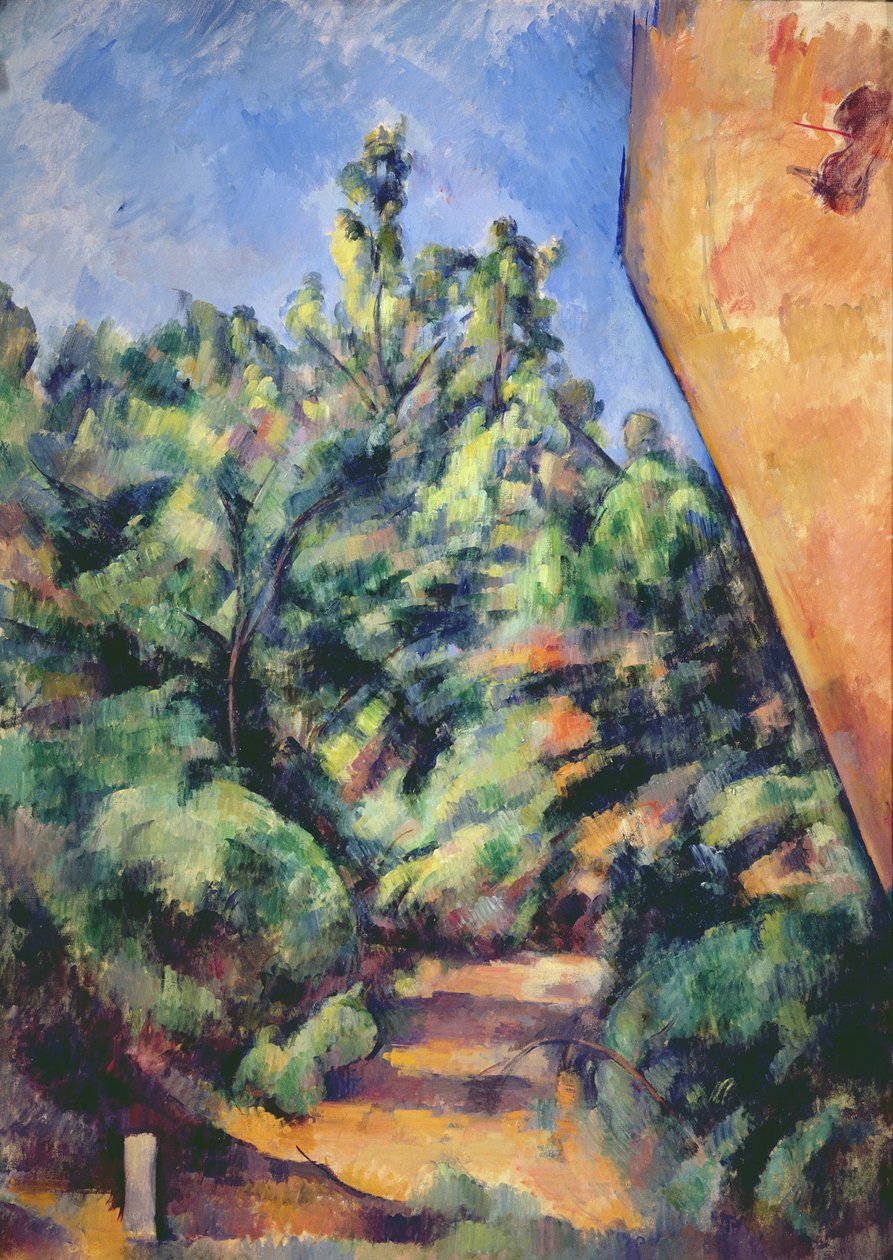 Czerwona skała, ok. 1895 (patrz również 287557) autorstwa Paul Cézanne
