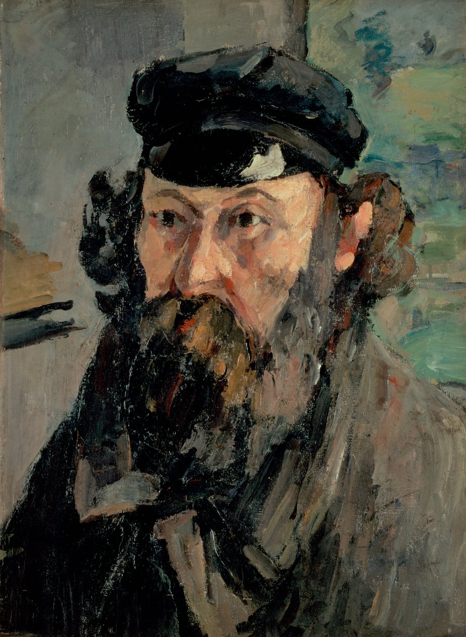Autoportret w czapce autorstwa Paul Cézanne