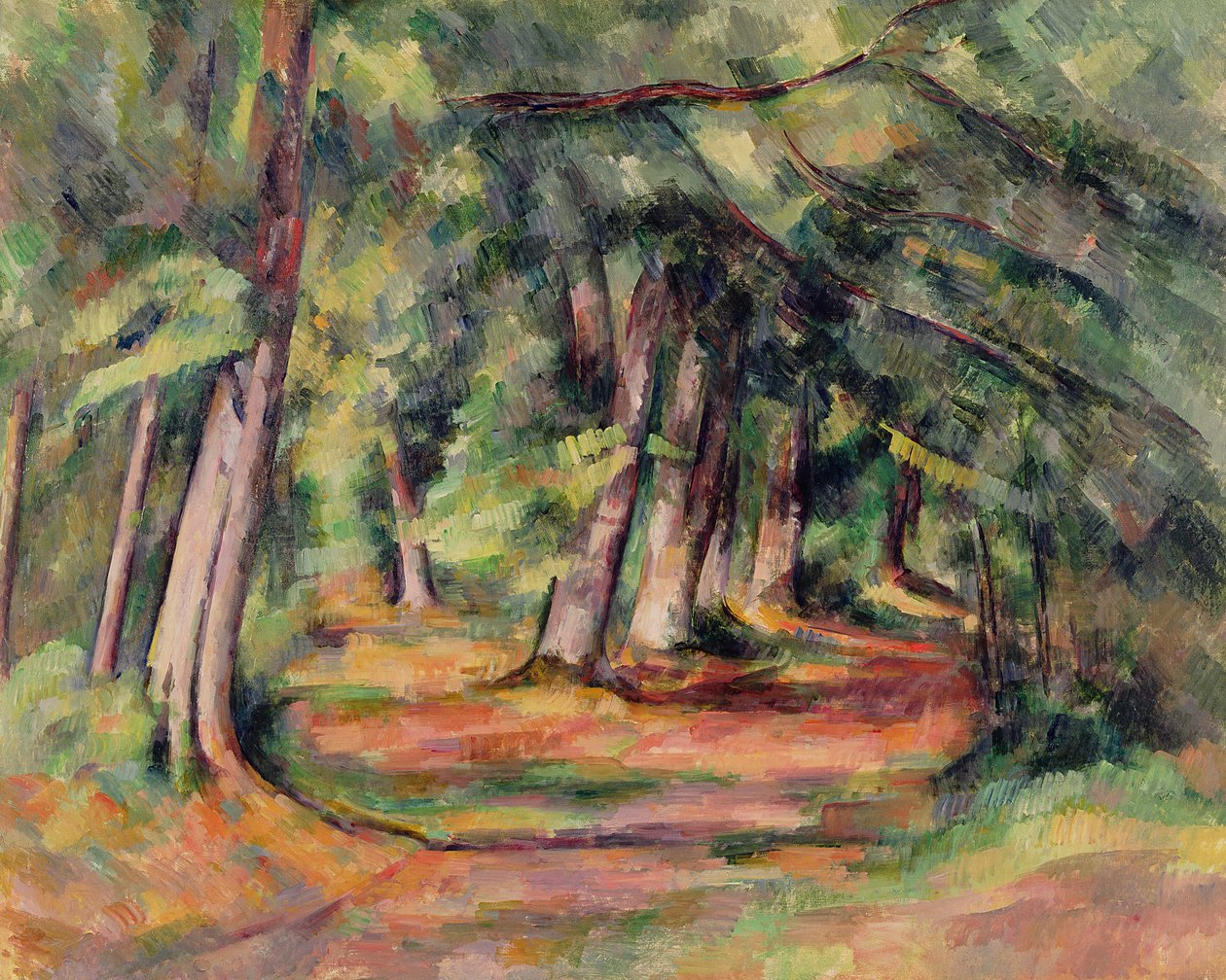 Zarośla (w pobliżu Jas de Bouffan) 1890-94 autorstwa Paul Cézanne