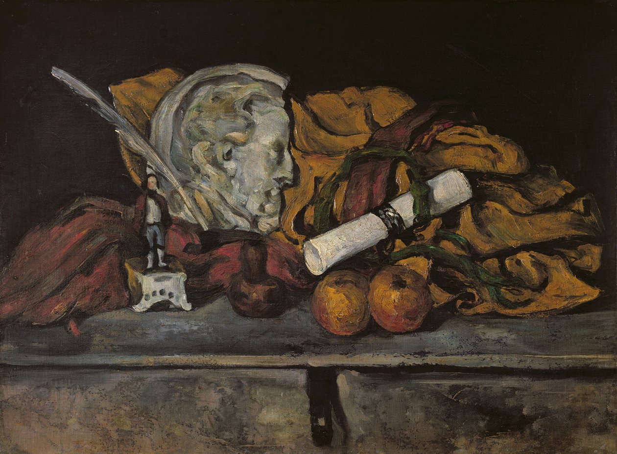 Martwa natura z akcesoriami artysty, 1872 autorstwa Paul Cézanne