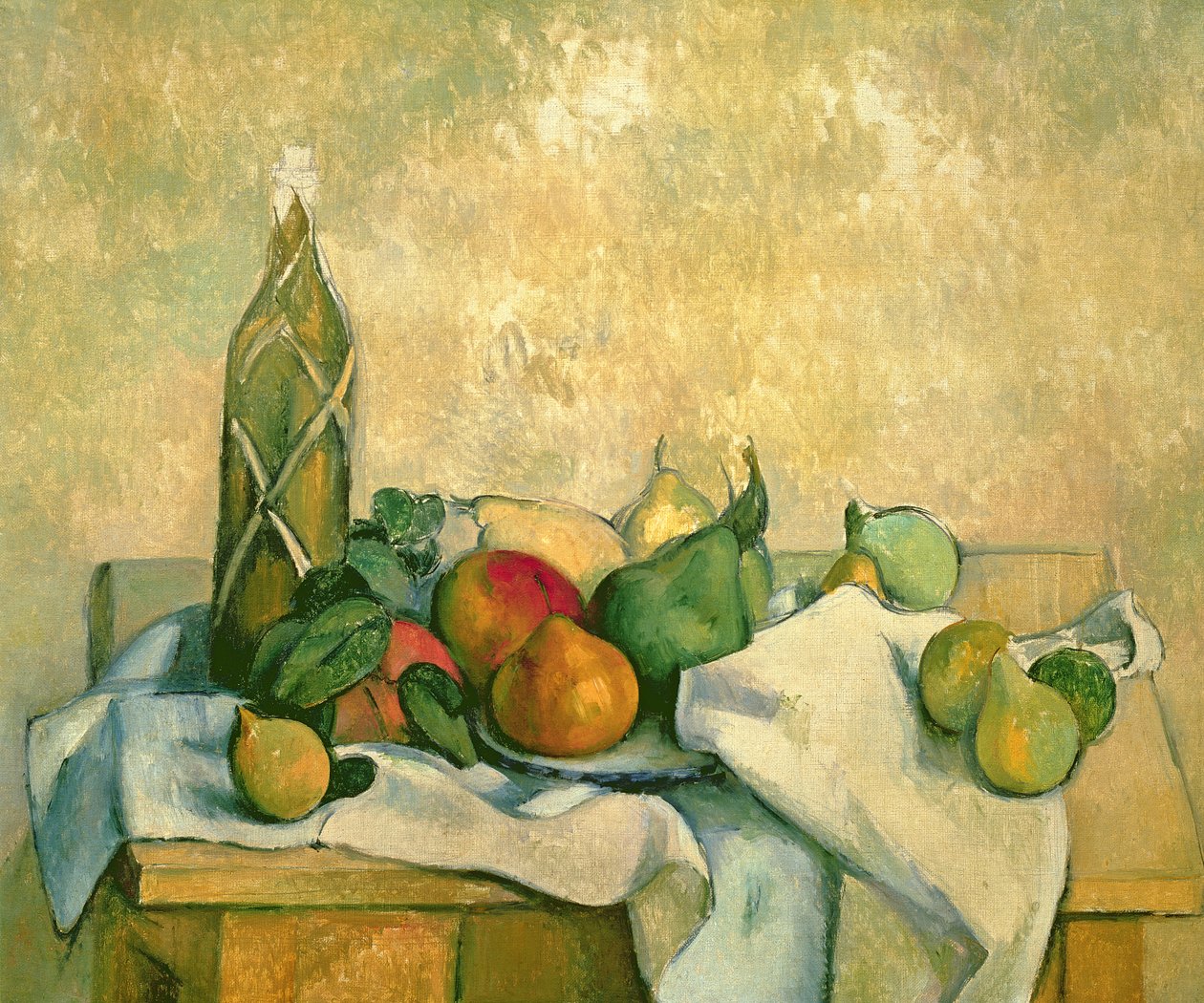 Martwa natura z butelką likieru, 1888-90 autorstwa Paul Cézanne